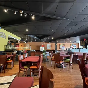 Indoors. Beautiful and vibrant!