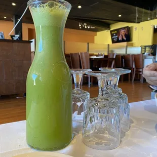 Fresh Lime Juice with Mint