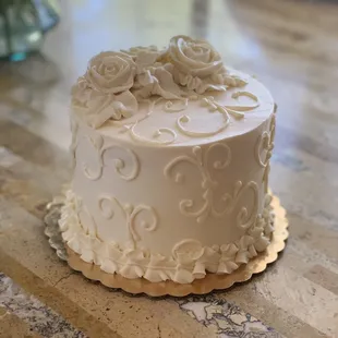 a close up of a cake