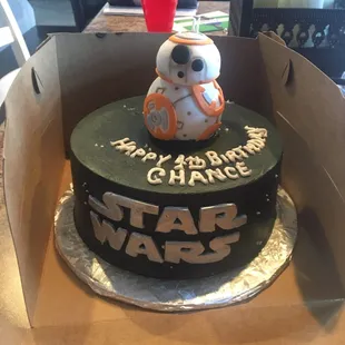 Awesome BB8 cake for my little man!
