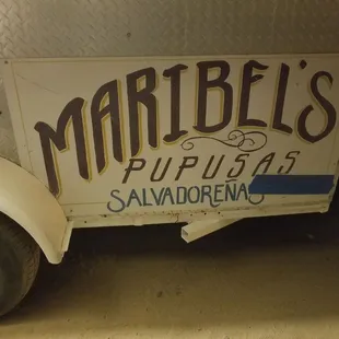 the side of the truck