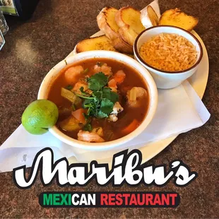 Shrimp and Fish soup made fresh everyday!