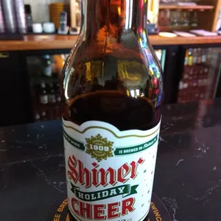 a bottle of beer
