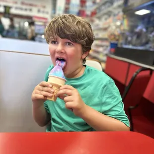 Cotton candy every time! Ice cream  cones for the win!