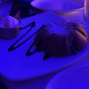 Lava cake dessert