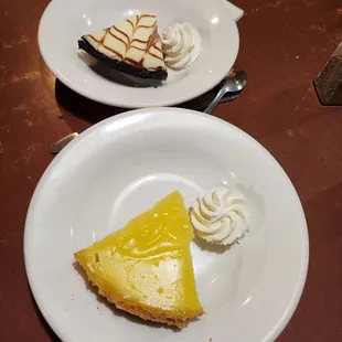 Lemon Meringue Cheese Cake and Kalua Pie