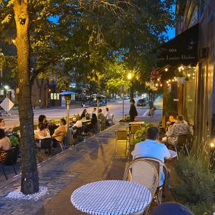 Plenty of Outdoor seating