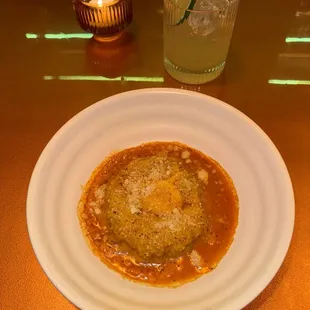 Chopped Cheese Raviolo