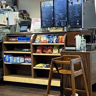 Chips and menu