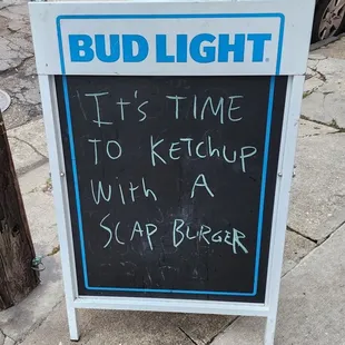 Chalkboard Outside