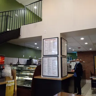 Interior of Marie's Coffee &amp; Deli  7th &amp;  Flower downtown El Lay