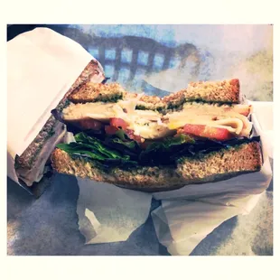 Turkey Pesto Sandwich