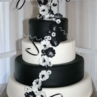 a wedding cake