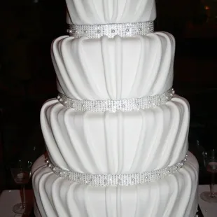 a wedding cake