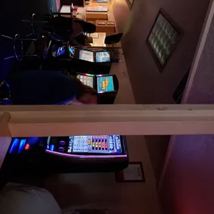 a man playing a video game