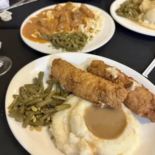 Schnitzel Cordon Bleu, Beef Goulash, Stuffed Cabbage Friday Special, Viener Schnitzel