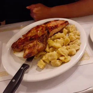 Pork chop and dumplings