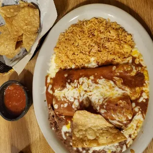 Enchiladas plate