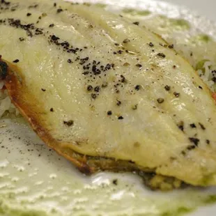 grilled fish, food
