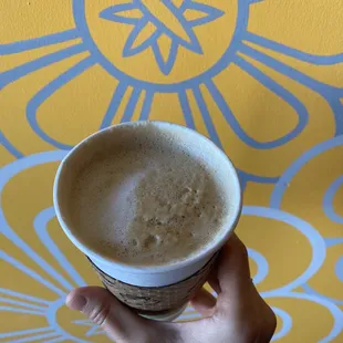 Latte cinnamon and cardamom