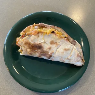 Breakfast taco w/ green chile