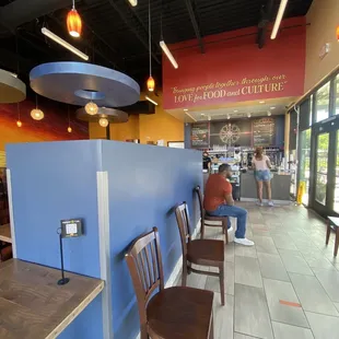 Indoor waiting area