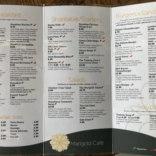 Menu (11/2022)