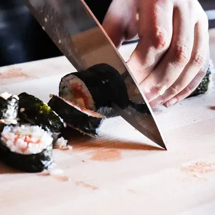 Hand-Rolled Sushi Station