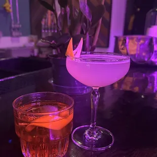 Bartender&apos;s Special and Mind Your Elderflowers cocktails