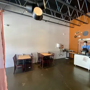 Inside view - small space