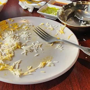 Amazing food was flying everywhere