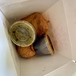 Small and limp Samosa. Not good.