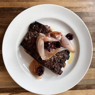 Grilled Coriander Crusted Pork Spare Ribs