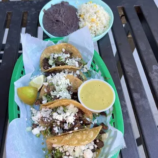 5 steak tacos