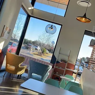 Seating area inside Marigold