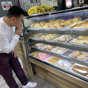 Greeted by great selection of goodies.