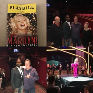 the stage and audience