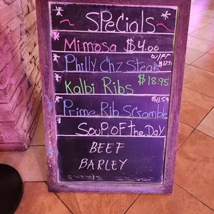 Specials