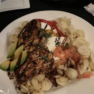 Blackened chicken caprese