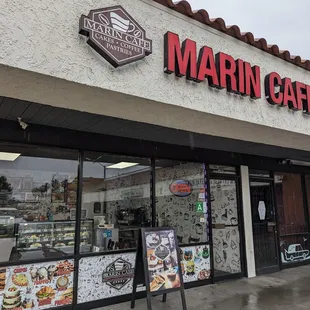 Front of Marin Cafe