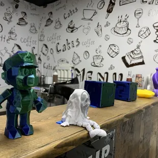 Gifts from grateful customers.