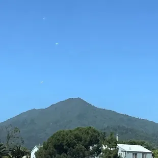 View of Mt. Tam from park