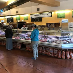 customers at the deli counter