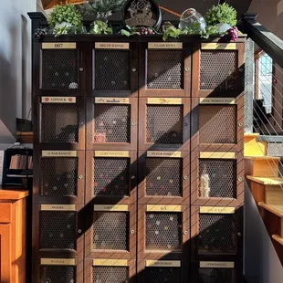 Hostess area-Wine Boxes