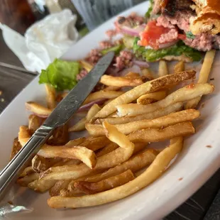 Asked for the burger to be well. Instead I got a burger that was raw in the middle.