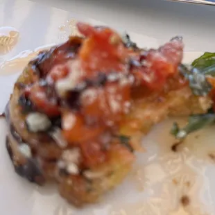 Bruschetta- tasty but bread could be better