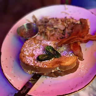 This was their version of the Monte Cristo was delicious