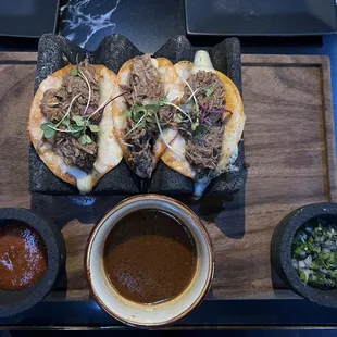 Quesabirria Taco Trio