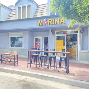 New out door seating