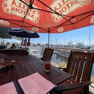 Relaxing view.  mimosas?  beer?